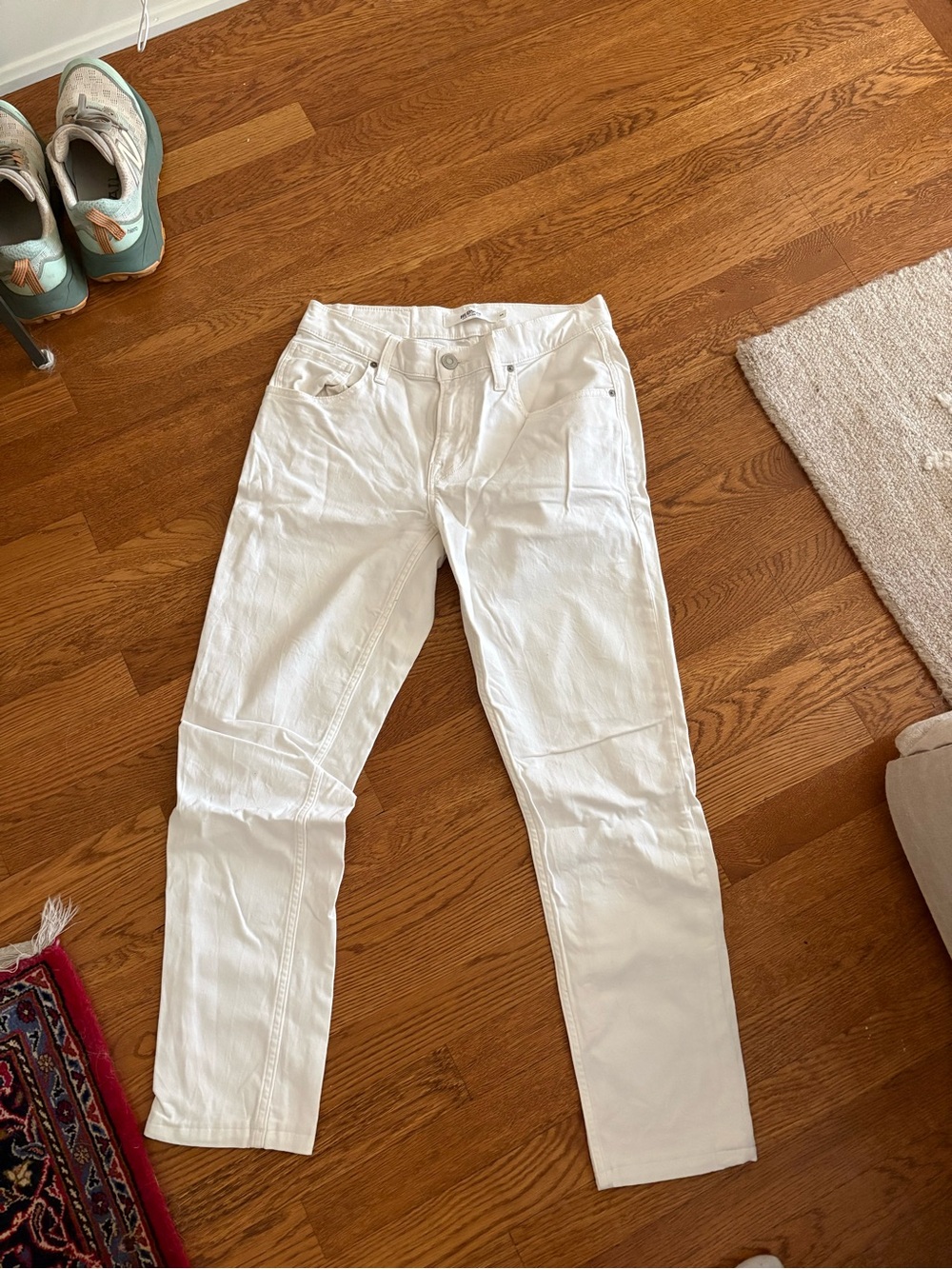 Hudson Jeans Straight White Women's Jeans